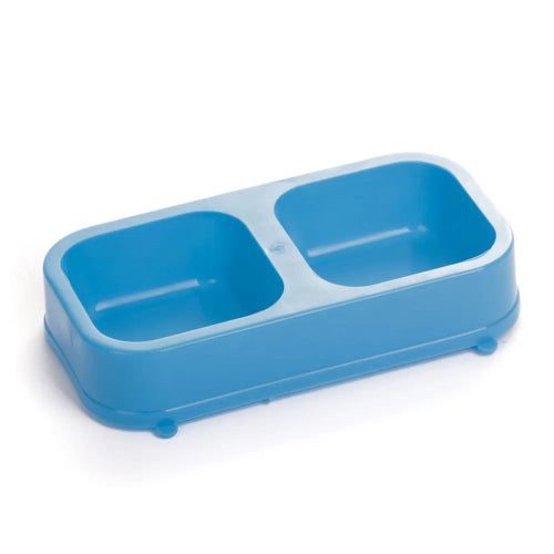 Comedero Doble Rectangular Marca PETS PLAST (Consultar colores)