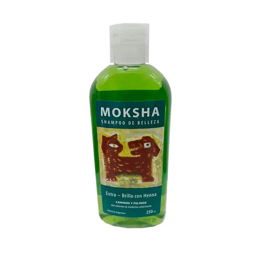 Shampoo Moksha Belleza Extra Brillo.