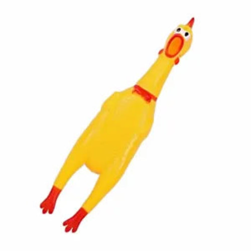 Juguete Pollo De goma con Chifle