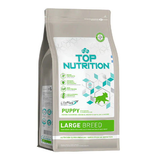 Alimento Top Nutrition Perro Cachorro Raza Grande