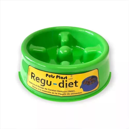 Comedero Come Lento (Grande) "Regu-Diet" Pets Plast (Consultar colores)