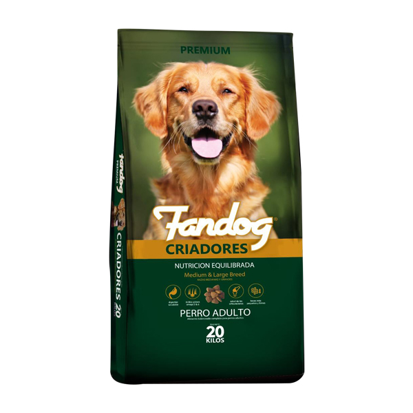 Alimento Fandog Criadores perro adulto.