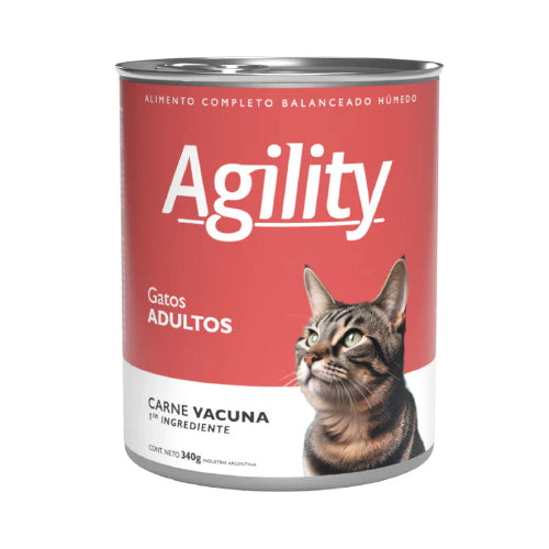 Lata Agility Gato Adulto Sabor Carne