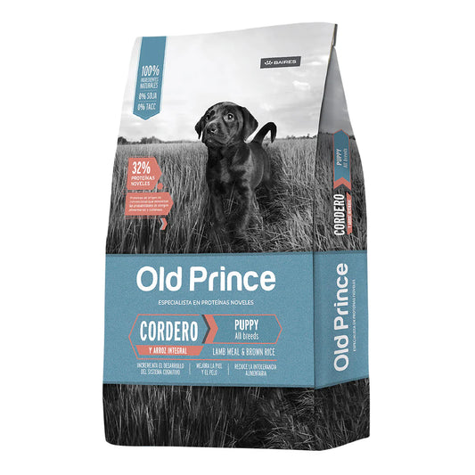 Alimento Old Prince Perro Cachorro Cordero y Arroz Integral