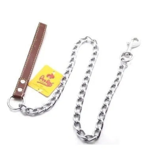 Correa "Cadena" con manija de cuero