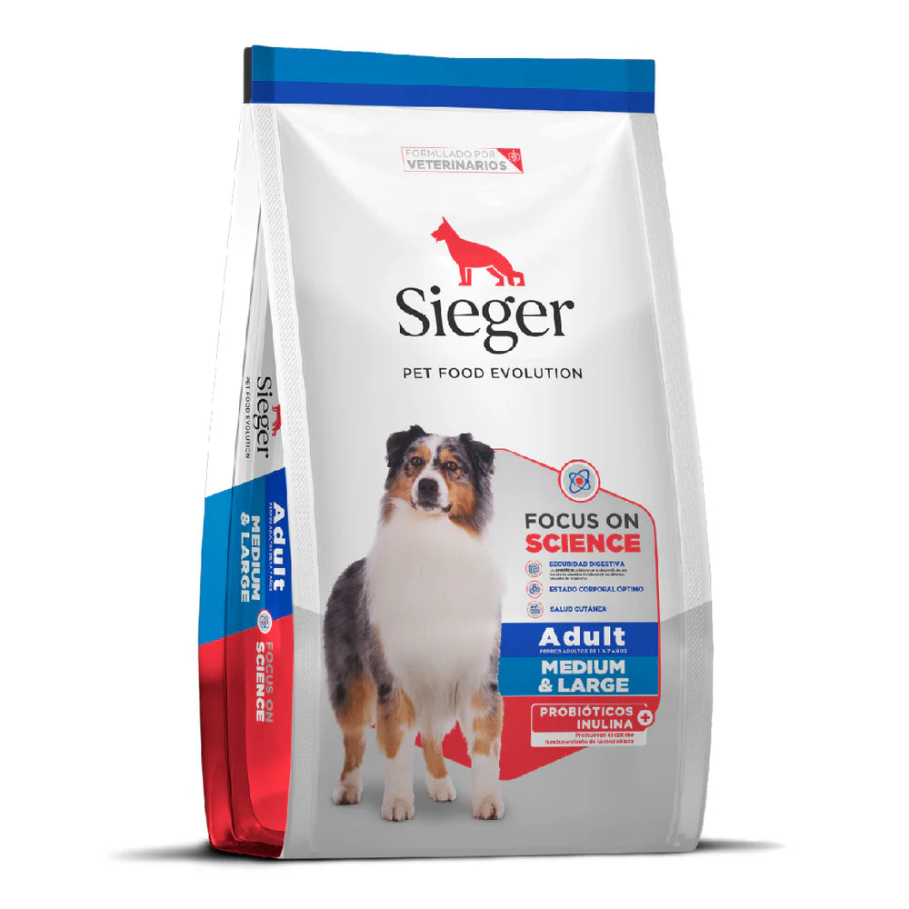 Alimento Sieger Perro Adulto Raza Mediana y Grande