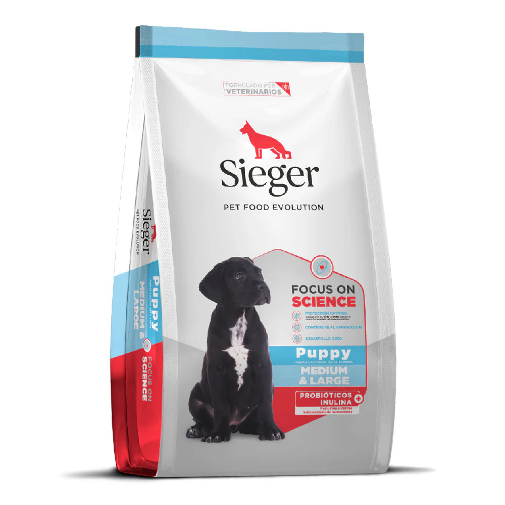 Alimento Sieger Perro Cachorro Raza Mediana y Grande
