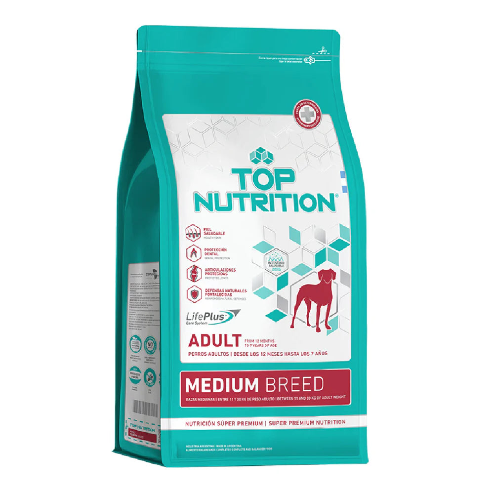 Alimento Top Nutrition Adulto Raza Mediana