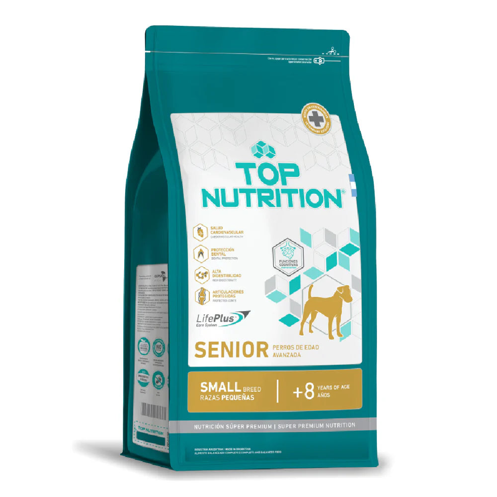 Alimento Top Nutrition Senior Raza Pequeña