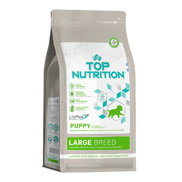 Alimento Top Nutrition Perro Cachorro Raza Grande