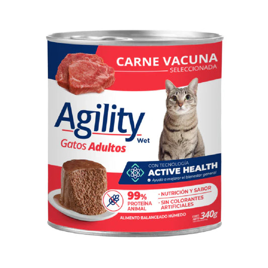 Lata Agility Gato Adulto Sabor Carne