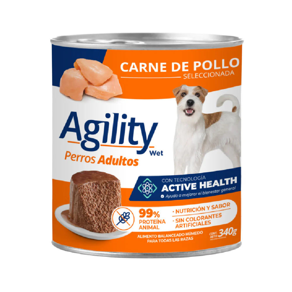 Lata Agility Perro Adulto Sabor Pollo