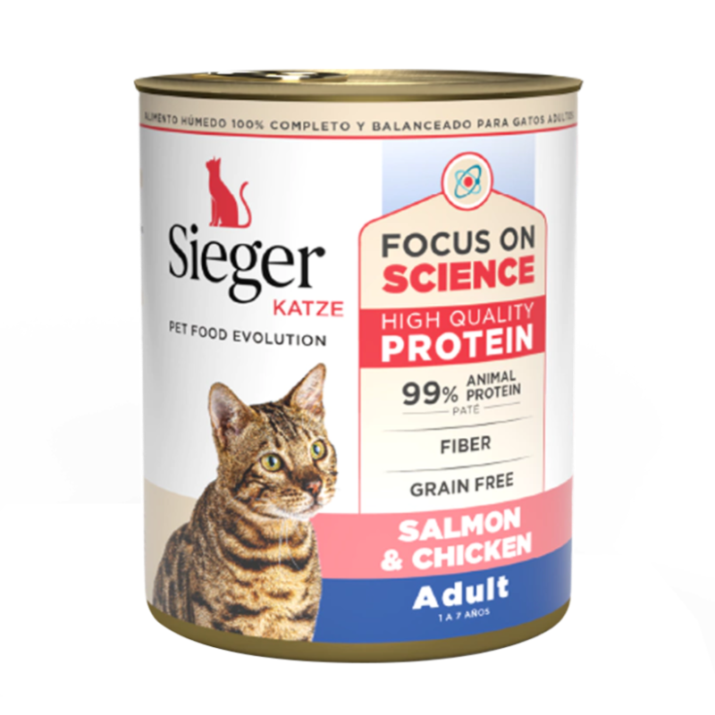Sieger Katze Adult Salmon & Chicken x 340 gr