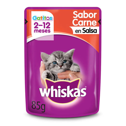 Pouch Alimento Húmedo Whiskas Gatito 85gr