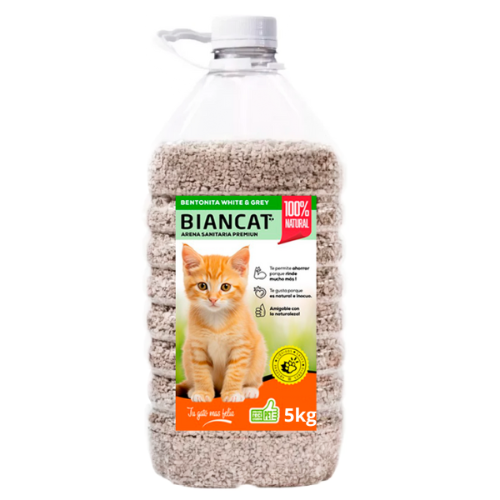Arena/Piedras Sanitaria Gato Premium Biancat